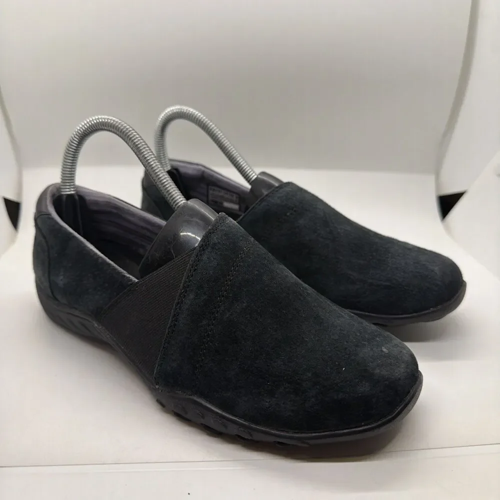 Skechers Breathe Easy Kindred Slip On Shoe Women Size 7 Relaxed Fit 100377 BLK